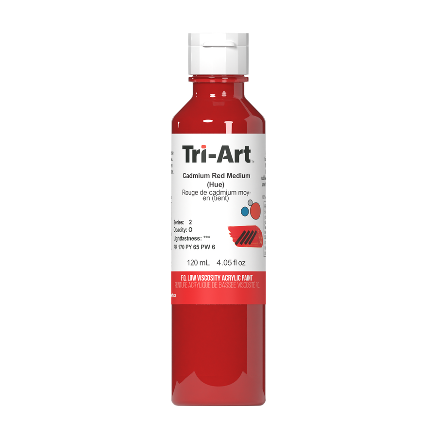 Tri-Art Low Viscosity - Cadmium Red Med Hue - Art Noise