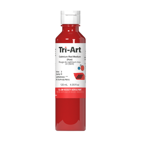 Tri-Art Low Viscosity - Cadmium Red Med Hue - Art Noise
