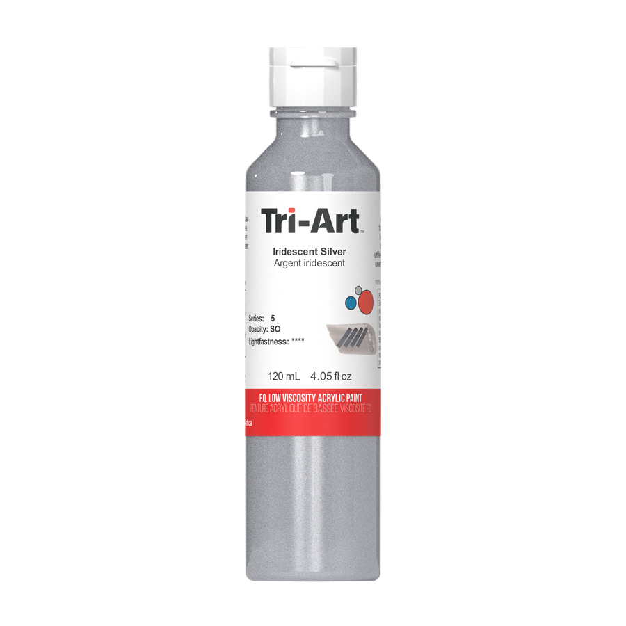 Tri-Art Low Viscosity - Iridescent Silver - Art Noise