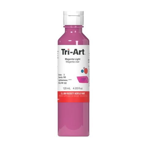 Tri-Art Low Viscosity - Magenta Light - 34mL - Art Noise