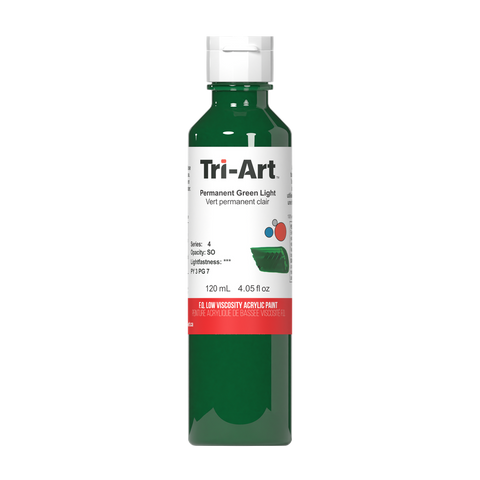 Tri-Art Low Viscosity - Permanent Green Light - 34mL - Art Noise