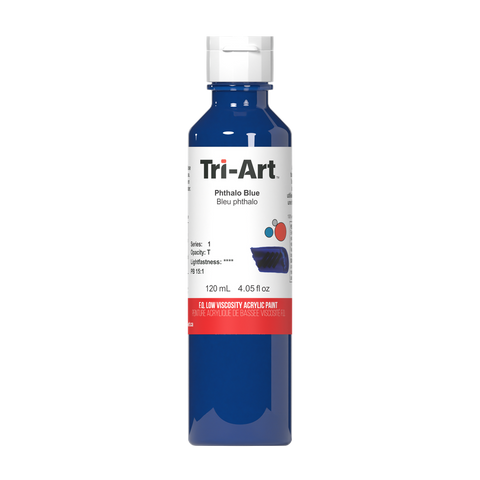 Tri-Art Low Viscosity - Phthalo Blue - 34mL - Art Noise