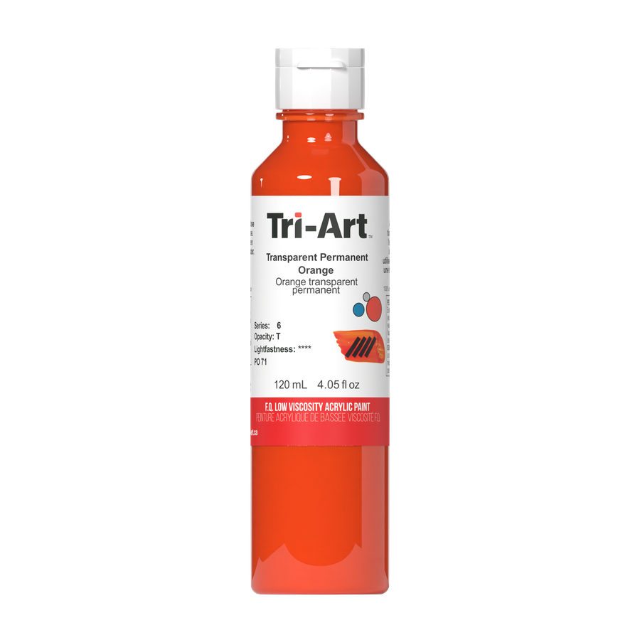 Tri-Art Low Viscosity - Transparent Permanent Orange - Art Noise