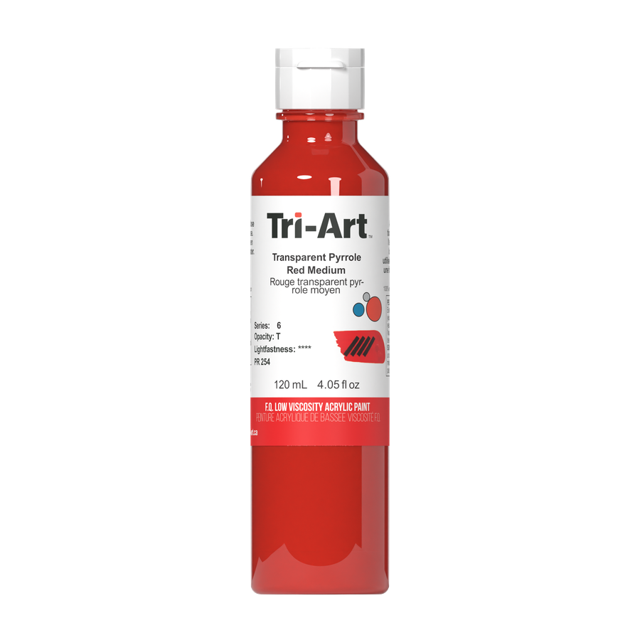 Tri-Art Low Viscosity - Transparent Pyrrole Red