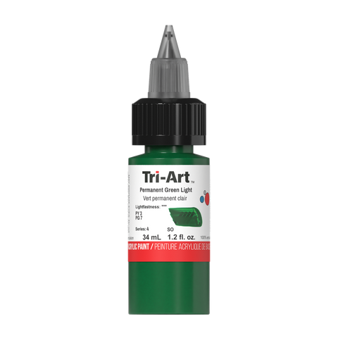 Tri-Art Low Viscosity - Permanent Green Light - 34mL - Art Noise