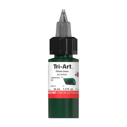 Tri-Art Low Viscosity - Phthalo Green - 34mL - Art Noise