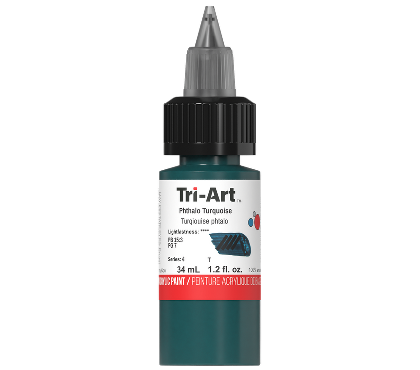 Tri-Art Low Viscosity - Phthalo Turquoise - Art Noise