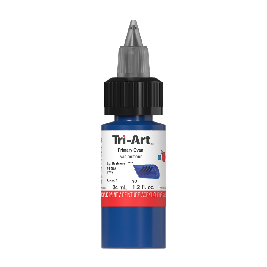 Tri-Art Low Viscosity - Primary Cyan - Art Noise