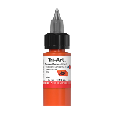 Tri-Art Low Viscosity - Transparent Permanent Orange - Art Noise