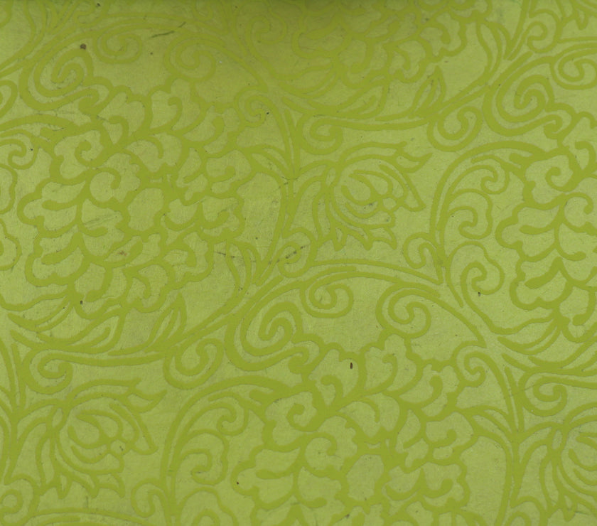 Tibetan Paper & Handicraft - Himalayan Lokta paper - Lotus print - 20x30" - Art Noise