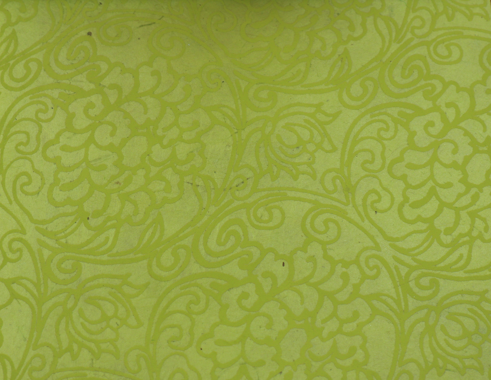 Tibetan Paper & Handicraft - Himalayan Lokta paper - Lotus print - 20x30" - Art Noise