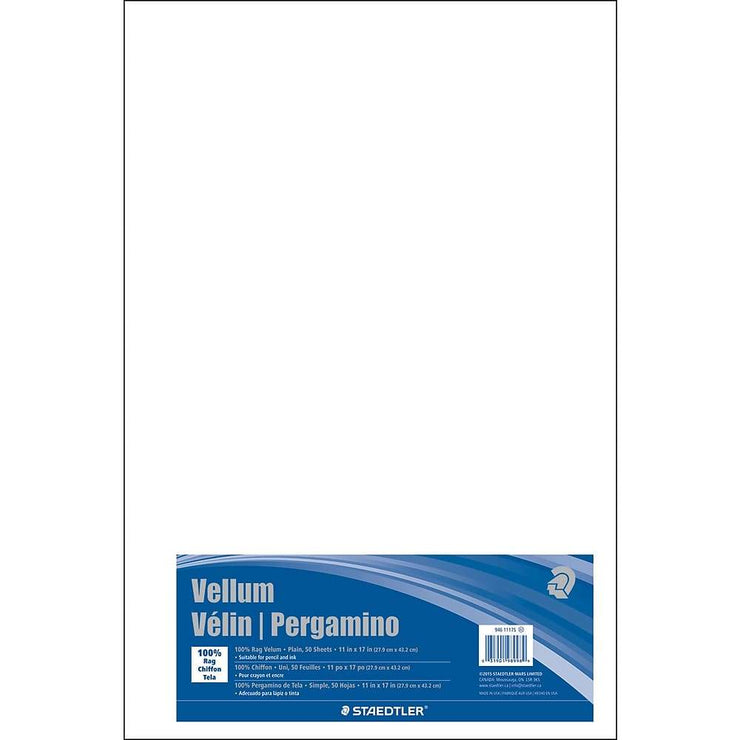 Staedtler-Mars - 100% Rag Vellum - plain - 11x17 - Art Noise