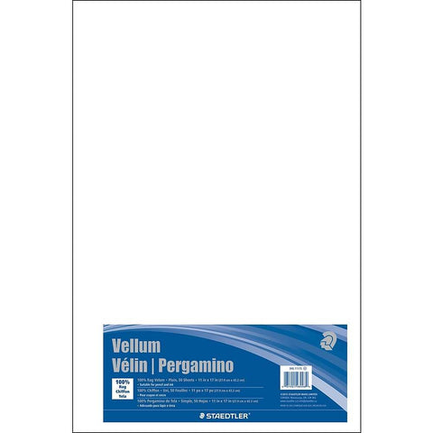 Staedtler-Mars - 100% Rag Vellum - plain - 11x17 - Art Noise