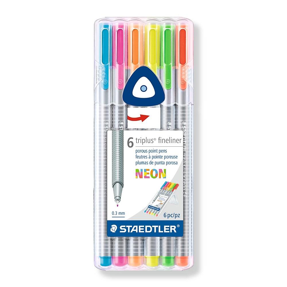 Staedtler-Mars - Triplus Fineliner - Neon - Box of 6 - Art Noise