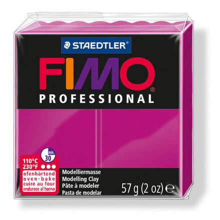 Staedtler-Mars - Modelling Clay Fimo Professional - Magenta - Art Noise