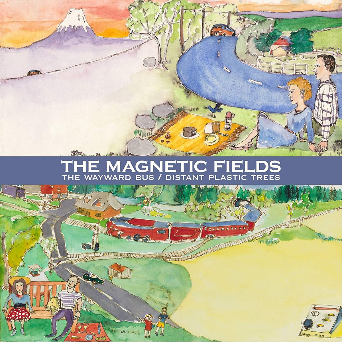 The Magnetic Fields – The Wayward Bus / Distant Plastic Trees (LP)
