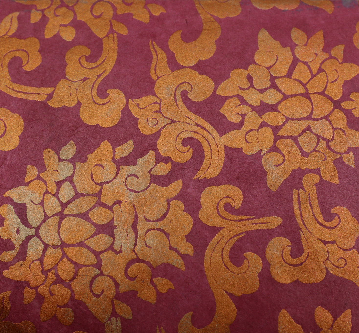Tibetan Paper & Handicraft - Himalayan Lokta paper - Pema/Tibetan Lotus print - 20x30" (4558769782871)