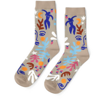 Yellow Owl Workshop - Matisse Crew Socks - Art Noise