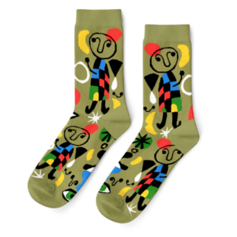 Yellow Owl Workshop - Miro Crew Socks - Art Noise