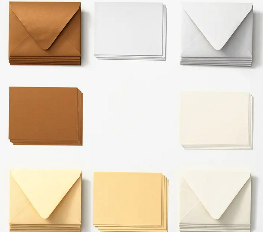 Paper Source - Metallic Cards and Envelopes - Art Noise