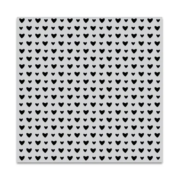 Hero Arts - Rubber Cling Stamp - Mini Hearts - Art Noise