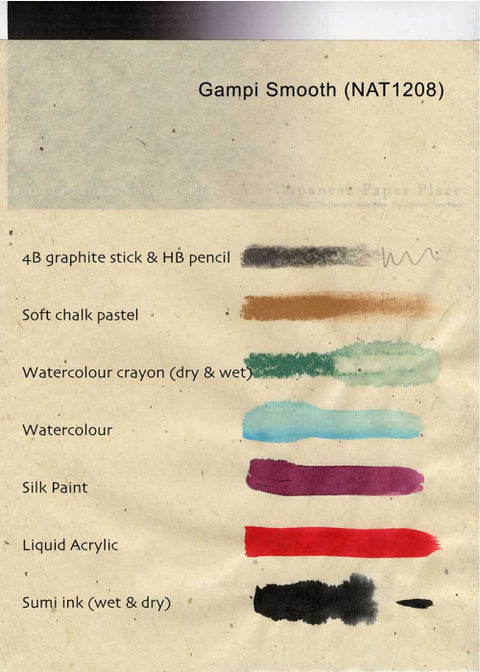 Japanese Paper - Gampi Smooth - 25x37" - Art Noise