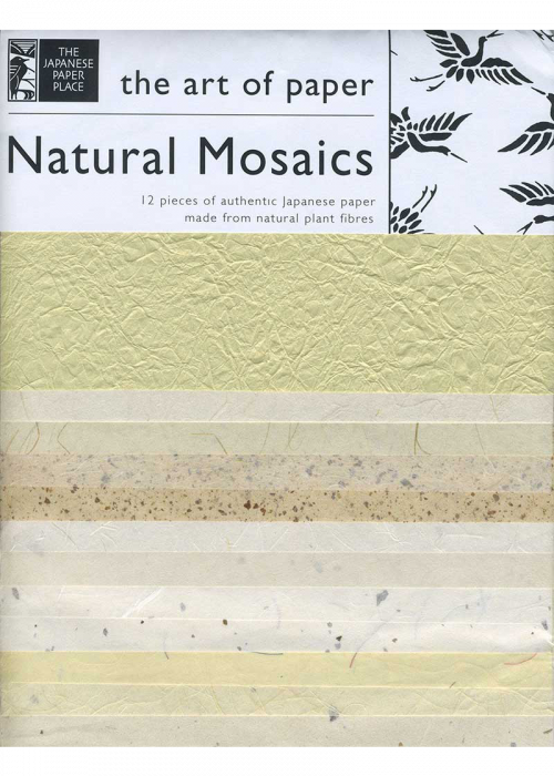 Japanese Paper - Potluck - Natural Mosaics - 8.5x11" - Art Noise