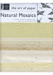 Japanese Paper - Potluck - Natural Mosaics - 8.5x11" - Art Noise