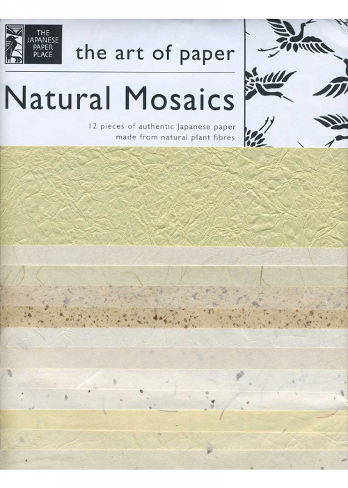 Japanese Paper - Potluck - Natural Mosaics - 8.5x11&quot;