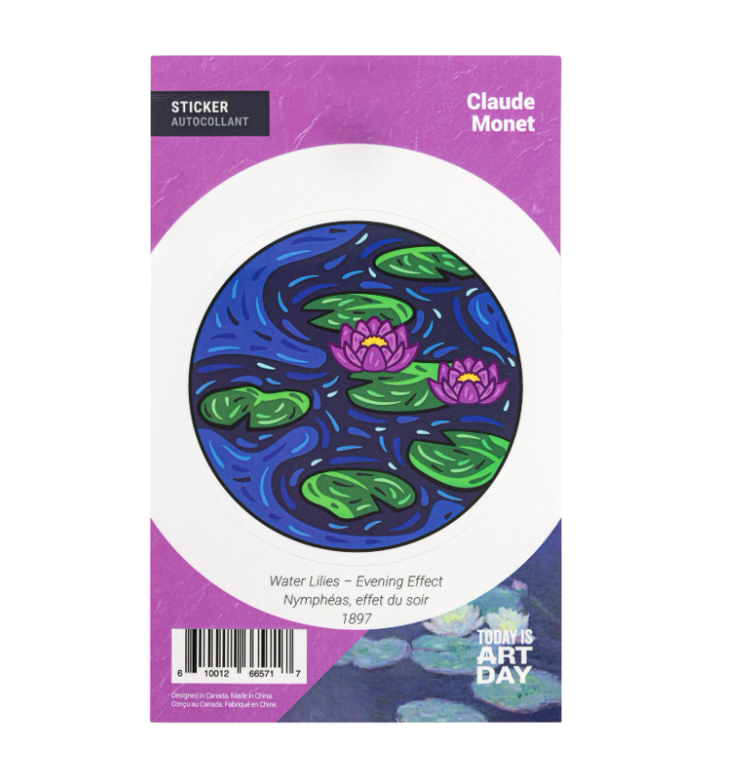 Today is Art Day - Monet Masterpiece Stickers