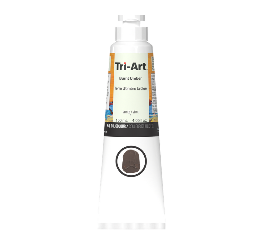 Tri-Art Oil Colours - Burnt Umber - Art Noise