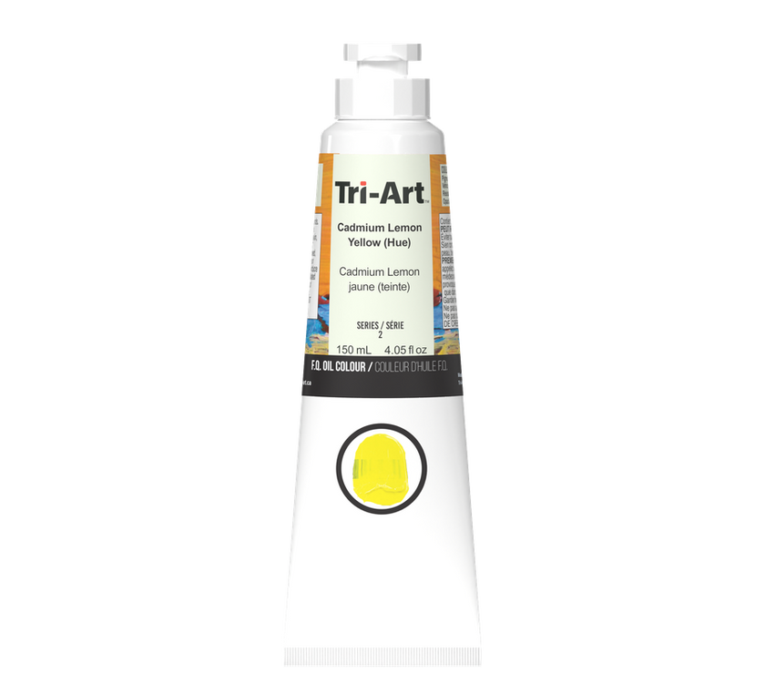 Tri-Art Oil Colours - Cadmium Lemon Yellow Hue - Art Noise