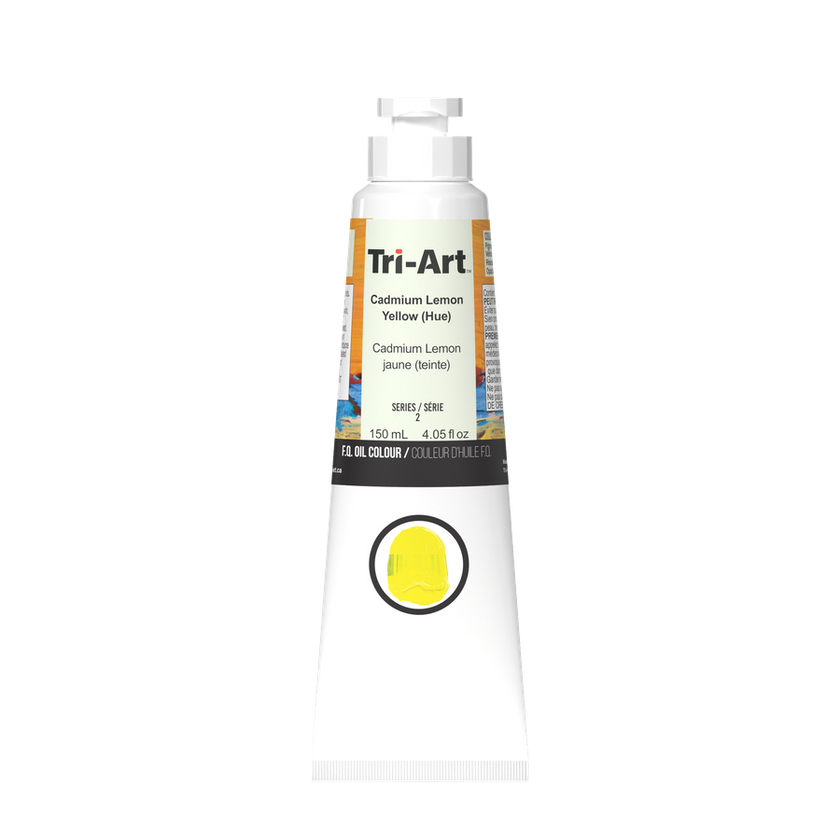 Tri-Art Oil Colours - Cadmium Lemon Yellow Hue - Art Noise