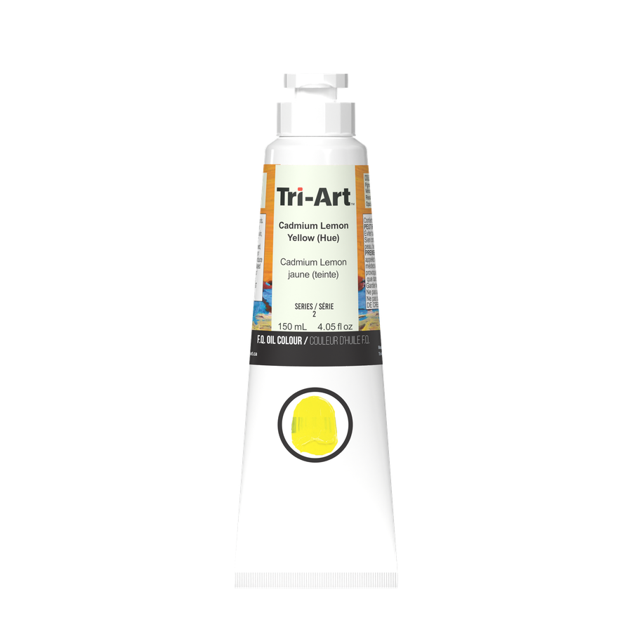 Tri-Art Oil Colours - Cadmium Lemon Yellow Hue - Art Noise
