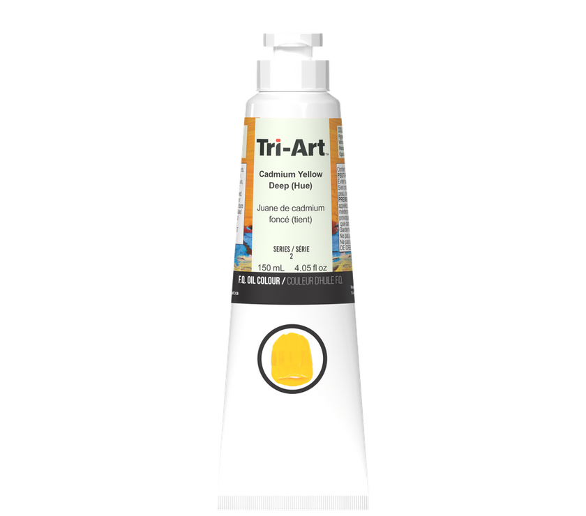 Tri-Art Oil Colours - Cadmium Yellow Deep Hue - Art Noise