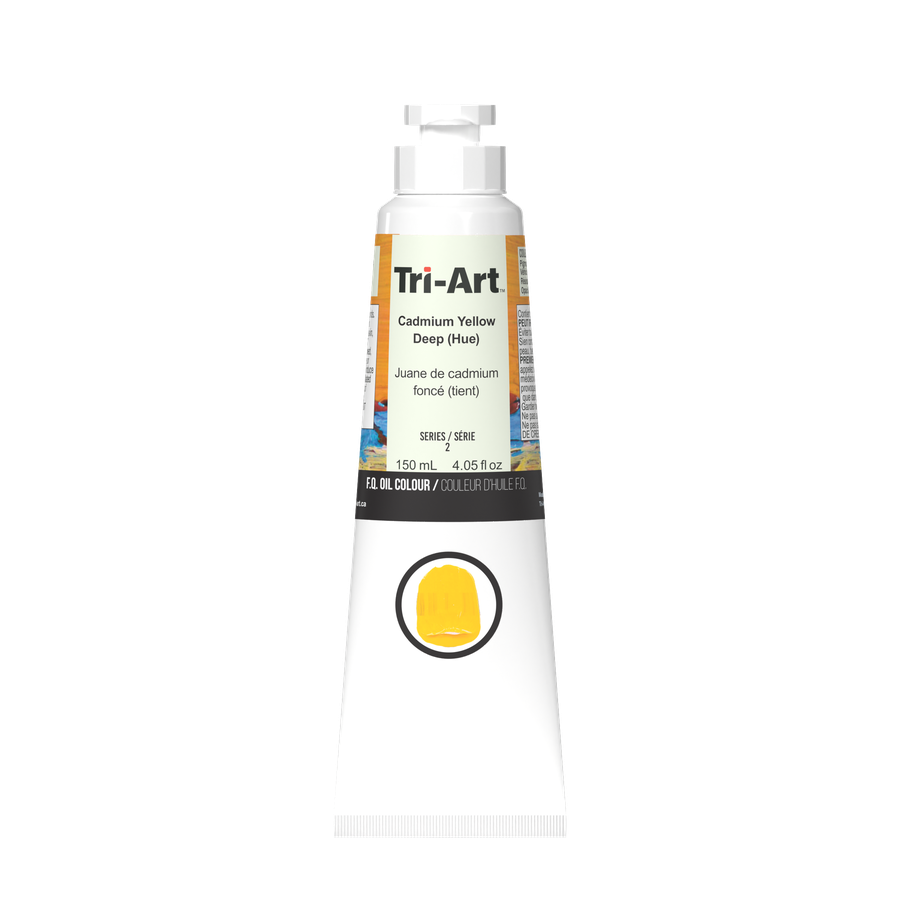 Tri-Art Oil Colours - Cadmium Yellow Deep Hue - Art Noise