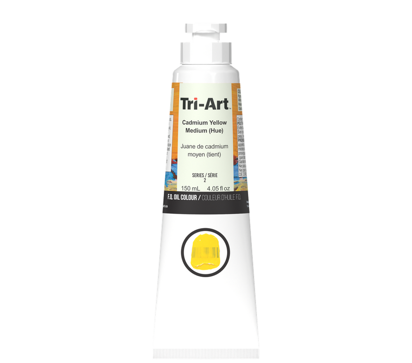 Tri-Art Oil Colours - Cadmium Yellow Medium Hue - Art Noise