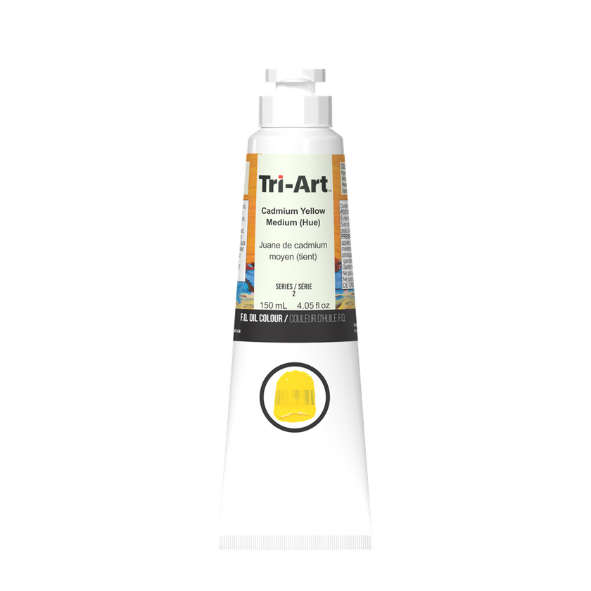 Tri-Art Oil Colours - Cadmium Yellow Medium Hue - Art Noise