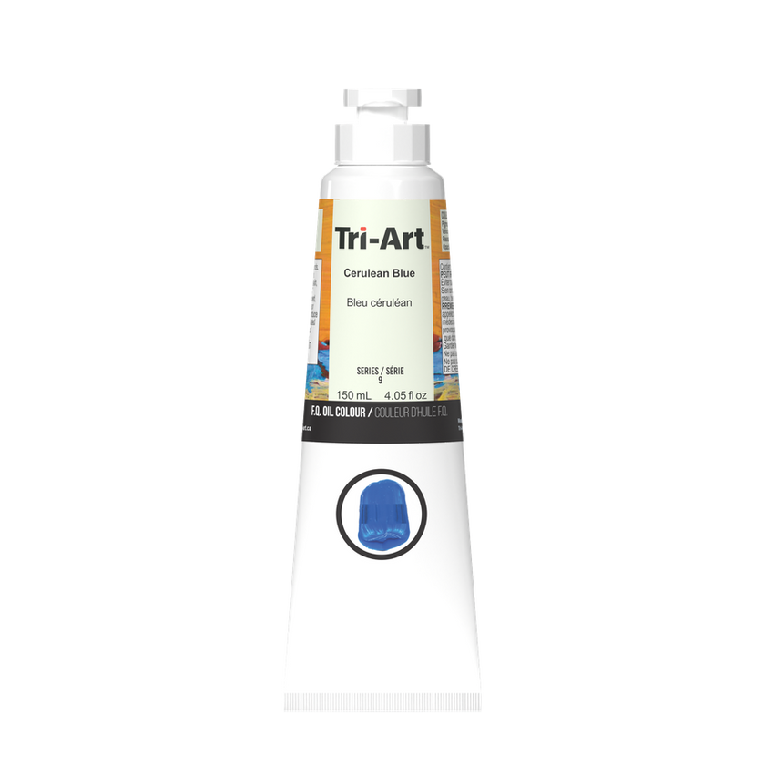Tri-Art Oil Colours - Cerulean Blue - Art Noise