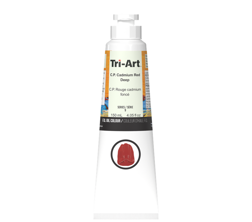 Tri-Art Oil Colours - C.P. Cadmium Red Deep - Art Noise