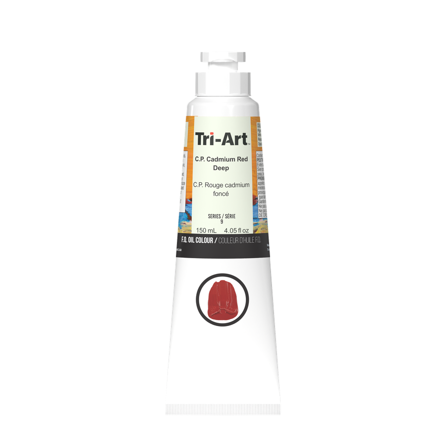 Tri-Art Oil Colours - C.P. Cadmium Red Deep - Art Noise