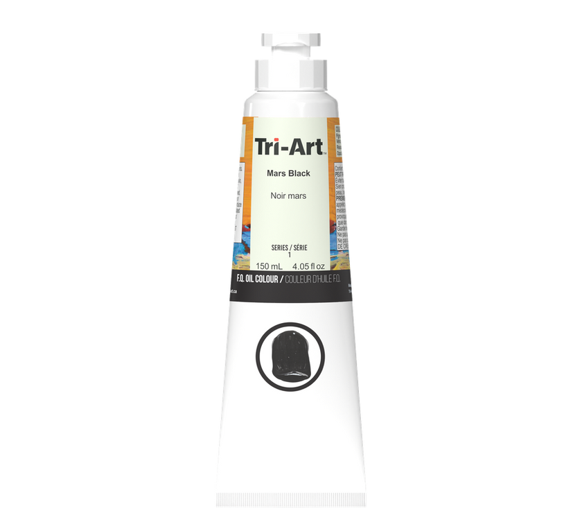 Tri-Art Oil Colours - Mars Black - Art Noise