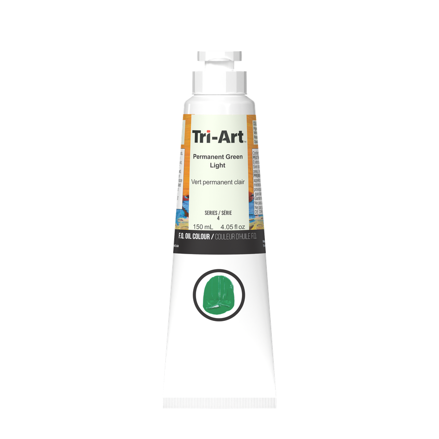 Tri-Art Oil Colours - Permanent Green Light - Art Noise