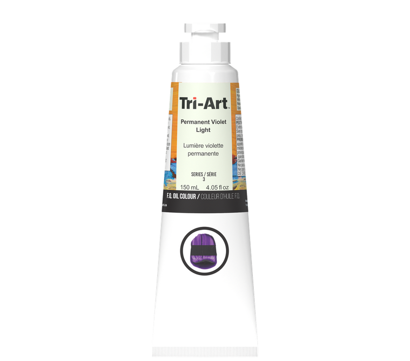 Tri-Art Oil Colours - Permanent Violet Light - Art Noise