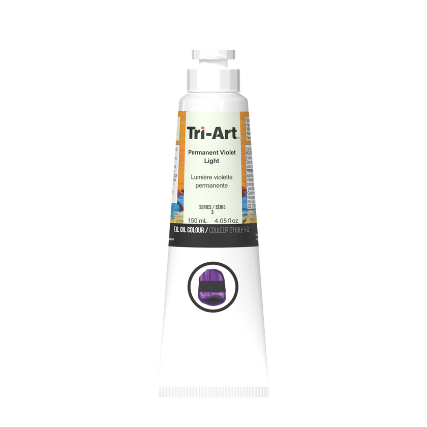 Tri-Art Oil Colours - Permanent Violet Light - Art Noise