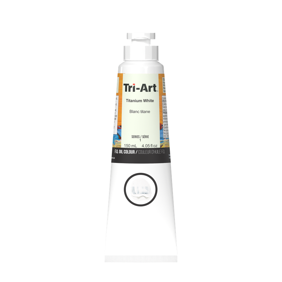 Tri-Art Oil Colours - Titanium White - Art Noise