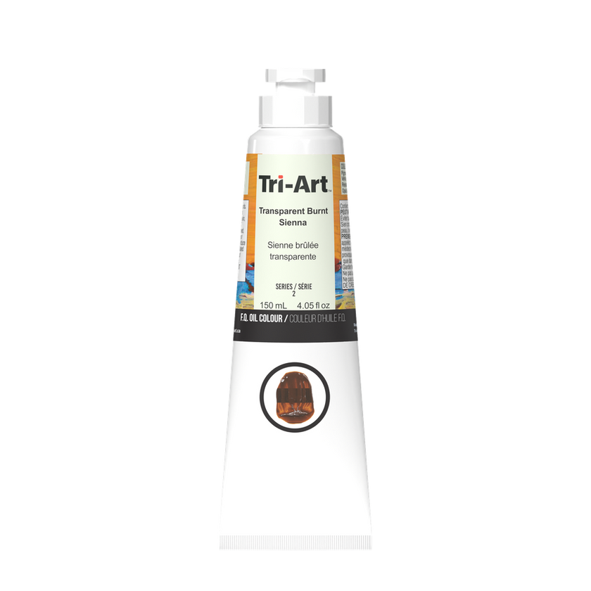 Tri-Art Oil Colours - Transparent Burnt Sienna - Art Noise