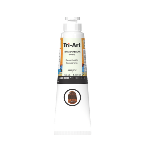 Tri-Art Oil Colours - Transparent Burnt Sienna - Art Noise
