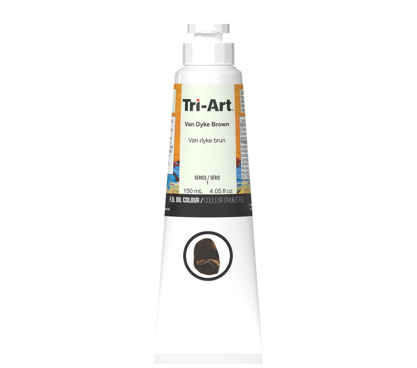 Tri-Art Oil Colours - Van Dyke Brown - Art Noise