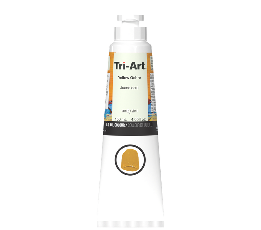 Tri-Art Oil Colours - Yellow Ochre - Art Noise